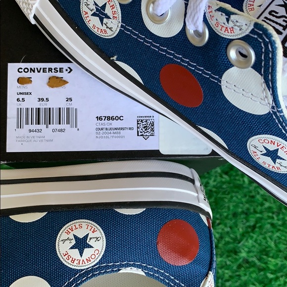 CONVERSE CTAS OX COURT BLUE/UNIVERSITY RED WMNS - Picture 16 of 16